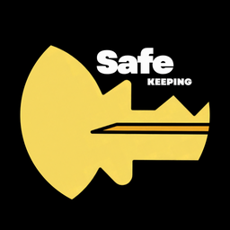 Safe Keeping app icon: a golden key